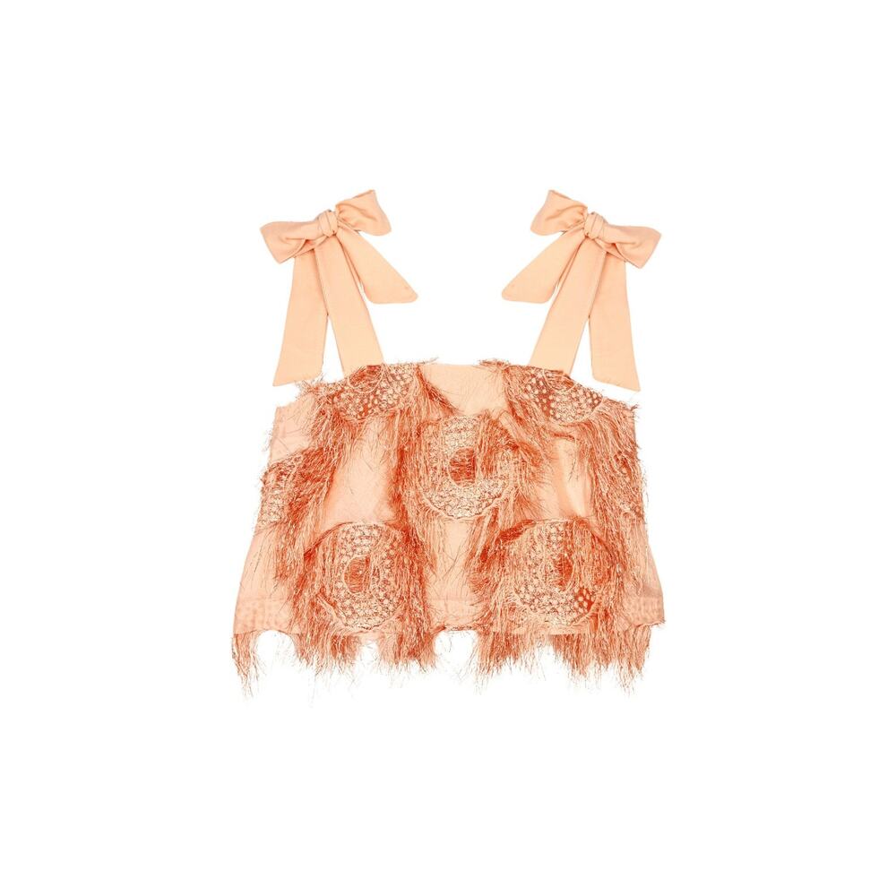 Buru Pillar Top Crop - M - Rose Gold Eyelash